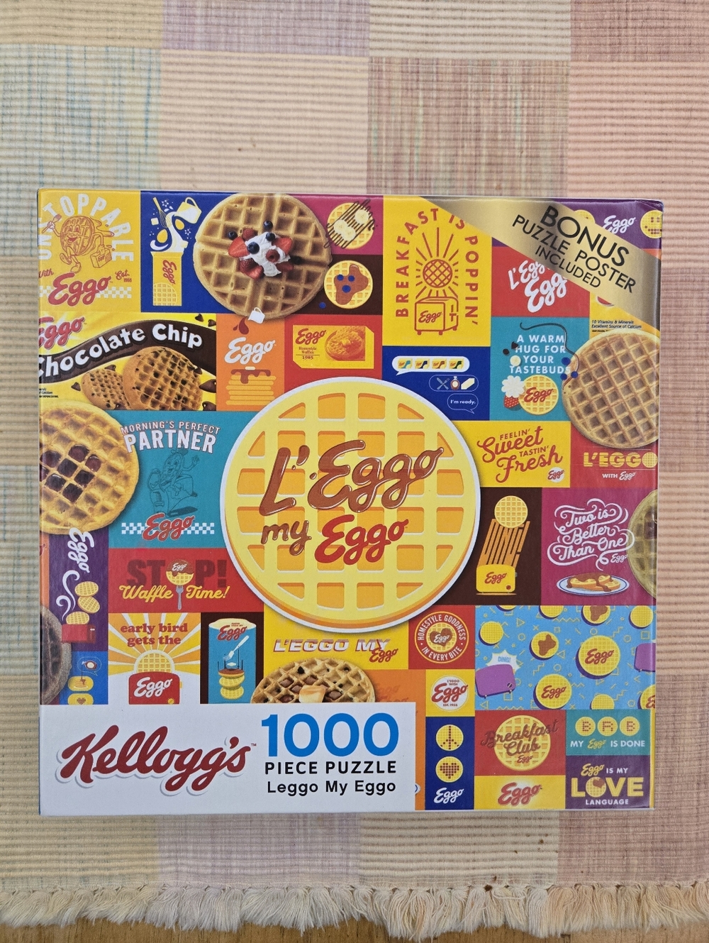 Rose Art Kelloggs Leggo My Eggo 1000 Piece Puzzle